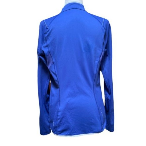 Gore running wear royal blue white trim longsleeve athletic top size Large L - Picture 3 of 11